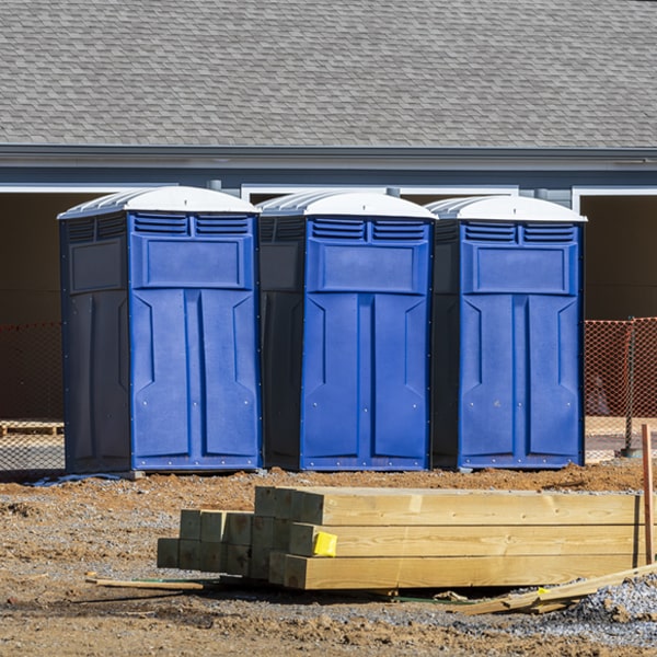 how do you ensure the portable restrooms are secure and safe from vandalism during an event in Goode